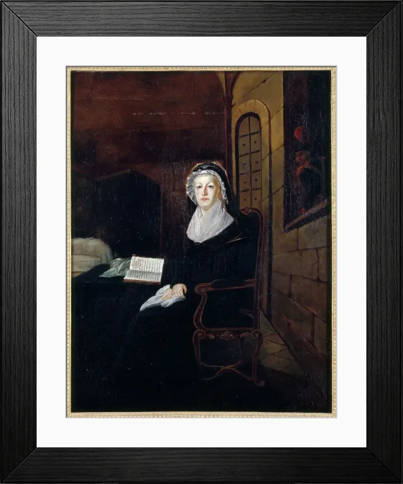 Framed Print : Portrait of Marie-Antoinette at the temple, c1815. Creator: Unknown Framed Print : Portrait of Marie-Antoinette at the temple, c1815. Creator: Unknown