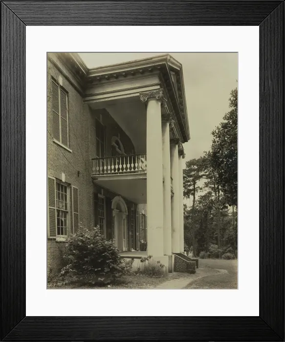 Framed Print : Auburn, Natchez, Adams County, Mississippi, 1938. Creator: Frances Benjamin Johnston Framed Print : Auburn, Natchez, Adams County, Mississippi, 1938. Creator: Frances Benjamin Johnston