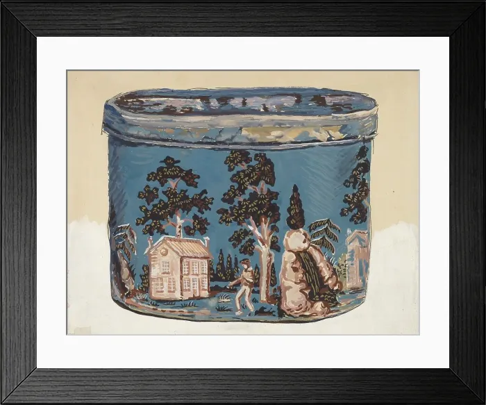 Framed Print : Bonnet Box, c. 1936. Creator: Stewart Wheeler