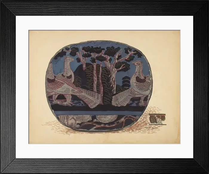 Framed Print : Bandbox Cover, c. 1936. Creator: Stewart Wheeler Framed Print : Bandbox Cover, c. 1936. Creator: Stewart Wheeler