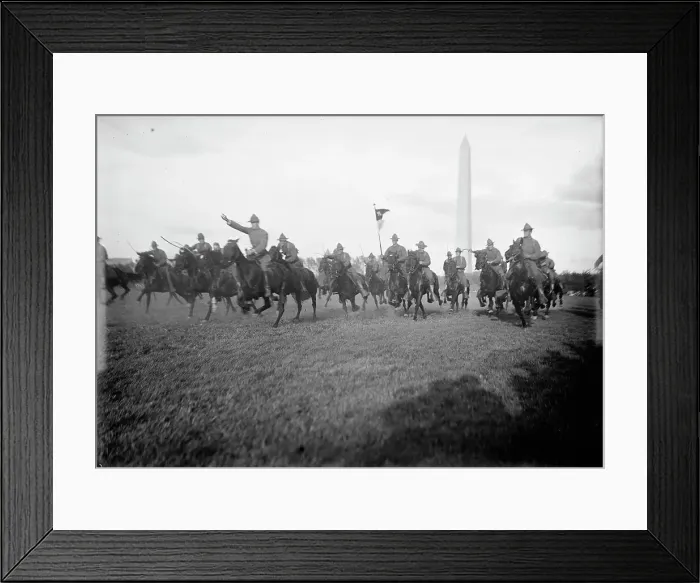 Framed Print : Cavalry Review By President Wilson - Cavalry In Maneuvers, 1913. Creator: Harris & Ewing. Cavalry Review By President Wilson - Cavalry In Maneuvers, 1913. Creator: Harris & Ewing Framed Print : Cavalry Review By President Wilson - Cavalry In Maneuvers, 1913. Creator: Harris & Ewing. Cavalry Review By President Wilson - Cavalry In Maneuvers, 1913. Creator: Harris & Ewing
