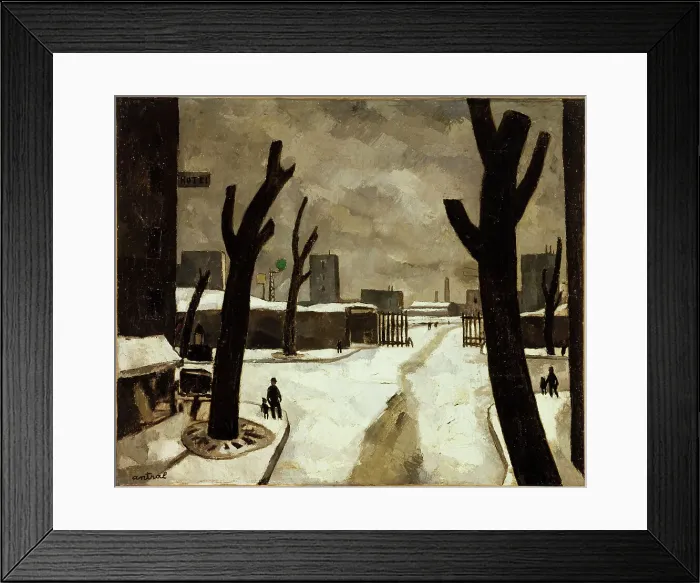 Framed Print : Snow (Porte de la Plaine), 1926, 1926. Creator: Louis Robert Antral Framed Print : Snow (Porte de la Plaine), 1926, 1926. Creator: Louis Robert Antral