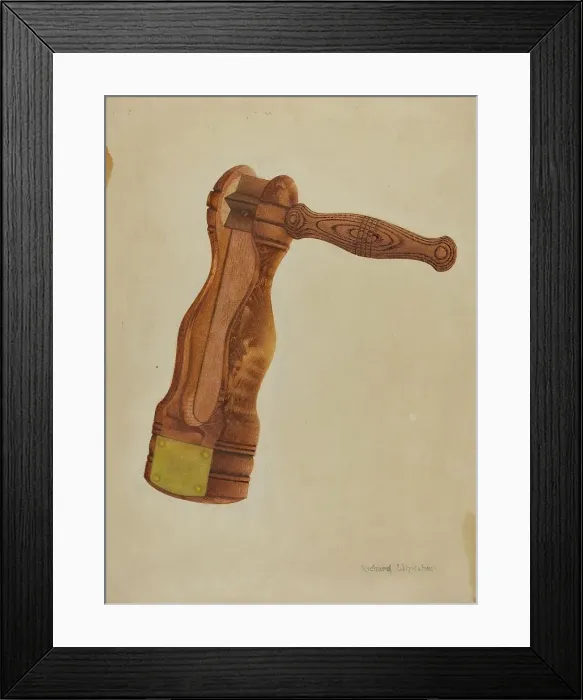 Framed Print : Watchman's Rattle, c. 1937. Creator: Richard Whitaker Framed Print : Watchman's Rattle, c. 1937. Creator: Richard Whitaker