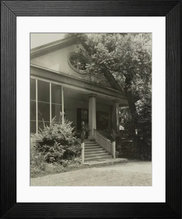 Framed Print : Cottage garden, Natchez, Adams County, Mississippi, 1938. Creator: Frances Benjamin Johnston Framed Print : Cottage garden, Natchez, Adams County, Mississippi, 1938. Creator: Frances Benjamin Johnston
