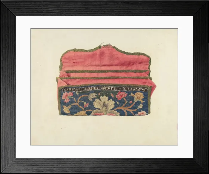 Framed Print : Purse, 1935 / 1942. Creator: Eleanor Alexander Framed Print : Purse, 1935 / 1942. Creator: Eleanor Alexander