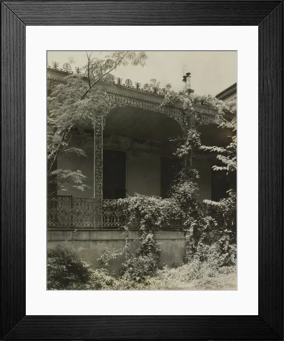 Framed Print : Elmscourt, Natchez, Adams County, Mississippi, 1938. Creator: Frances Benjamin Johnston