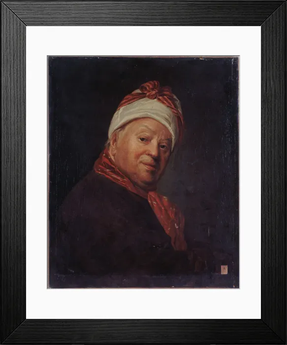 Framed Print : Portrait of the painter Étienne Jeaurat (1699-1789). Creator: Etienne Aubry Framed Print : Portrait of the painter Étienne Jeaurat (1699-1789). Creator: Etienne Aubry