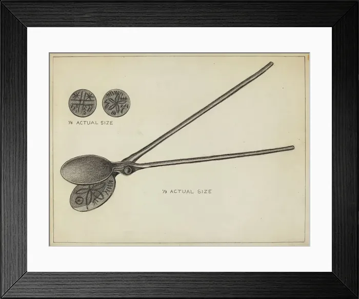 Framed Print : Wafer Iron, 1936. Creator: Raymond Manupelli