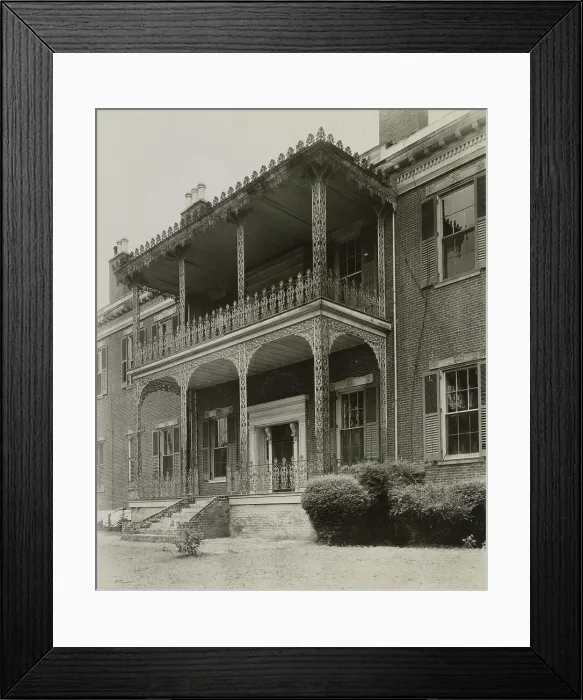 Framed Print : Homewood, Natchez, Adams County, Mississippi, 1938. Creator: Frances Benjamin Johnston Framed Print : Homewood, Natchez, Adams County, Mississippi, 1938. Creator: Frances Benjamin Johnston