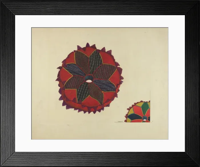 Framed Print : Head Pad, c. 1937. Creator: John Wilkes Framed Print : Head Pad, c. 1937. Creator: John Wilkes