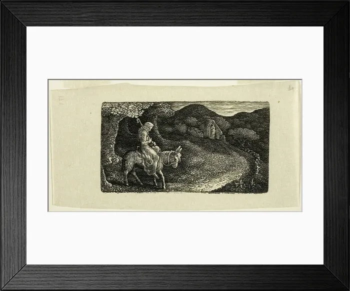 Framed Print : The Return Home, 1830. Creator: Edward Calvert Framed Print : The Return Home, 1830. Creator: Edward Calvert