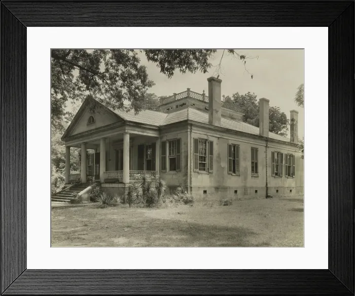 Framed Print : Lansdowne, Natchez, Adams County, Mississippi, 1938. Creator: Frances Benjamin Johnston Framed Print : Lansdowne, Natchez, Adams County, Mississippi, 1938. Creator: Frances Benjamin Johnston