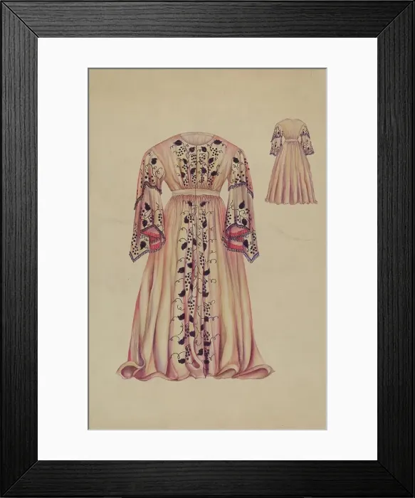 Framed Print : Silk Taffeta Costume, c. 1938. Creator: Sarah F. Williams Framed Print : Silk Taffeta Costume, c. 1938. Creator: Sarah F. Williams