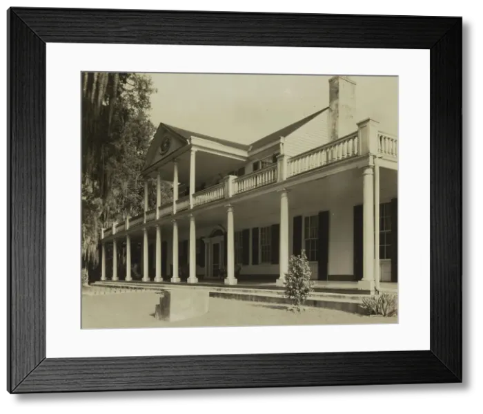 Framed Print : Linden, Natchez, Adams County, Mississippi, 1938. Creator: Frances Benjamin Johnston Framed Print : Linden, Natchez, Adams County, Mississippi, 1938. Creator: Frances Benjamin Johnston