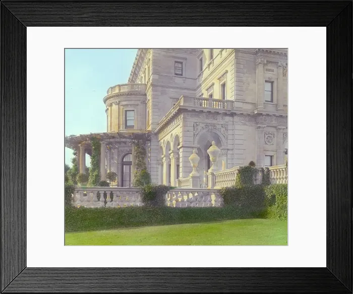 Framed Print : The Breakers, Cornelius Vanderbilt II house, 44 Ochre Point Avenue, Newport, Rhode Island, 1914. Creator: Frances Benjamin Johnston. The Breakers, Cornelius Vanderbilt II house, 44 Ochre Point Avenue, Newport, Rhode Island, 1914