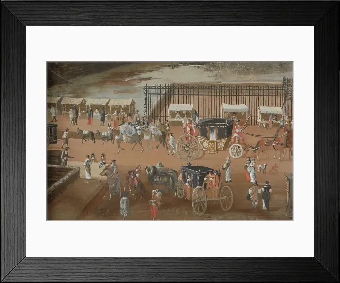 Framed Print : View of the Seine from Pont Neuf. Creators: Johann Wolfgang Baumgartner, Abraham Bosse Framed Print : View of the Seine from Pont Neuf. Creators: Johann Wolfgang Baumgartner, Abraham Bosse