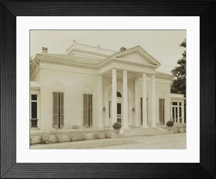 Framed Print : Monteigne, Natchez, Adams County, Mississippi, 1938. Creator: Frances Benjamin Johnston Framed Print : Monteigne, Natchez, Adams County, Mississippi, 1938. Creator: Frances Benjamin Johnston