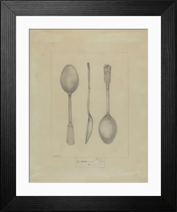 Framed Print : American Pewter Kerfoot, c. 1936. Creator: Henry Meyers Framed Print : American Pewter Kerfoot, c. 1936. Creator: Henry Meyers