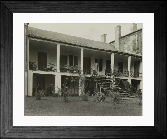 Framed Print : Richmond, Natchez, Adams County, Mississippi, 1938. Creator: Frances Benjamin Johnston Framed Print : Richmond, Natchez, Adams County, Mississippi, 1938. Creator: Frances Benjamin Johnston