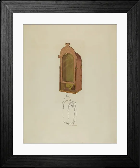 Framed Print : Candle Lantern, c. 1939. Creator: Jack Williamson Framed Print : Candle Lantern, c. 1939. Creator: Jack Williamson