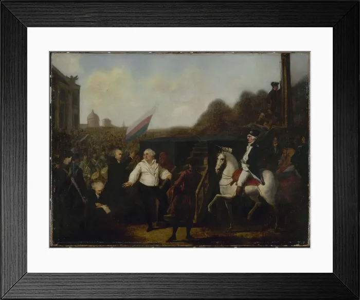 Framed Print : Execution of Louis XVI, January 21, 1793. Creator: Charles Benazech Framed Print : Execution of Louis XVI, January 21, 1793. Creator: Charles Benazech