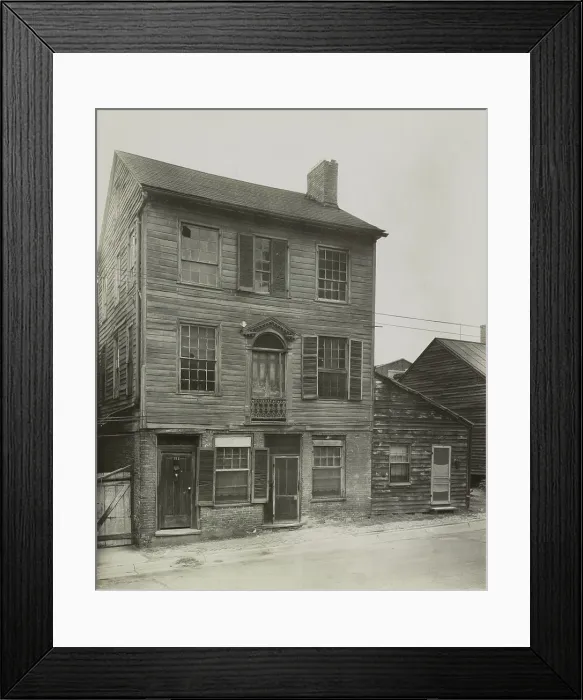 Framed Print : Spanish priest's house, 311-313 Market Street, Natchez, Adams County, Mississippi, 1938. Creator: Frances Benjamin Johnston Framed Print : Spanish priest's house, 311-313 Market Street, Natchez, Adams County, Mississippi, 1938. Creator: Frances Benjamin Johnston