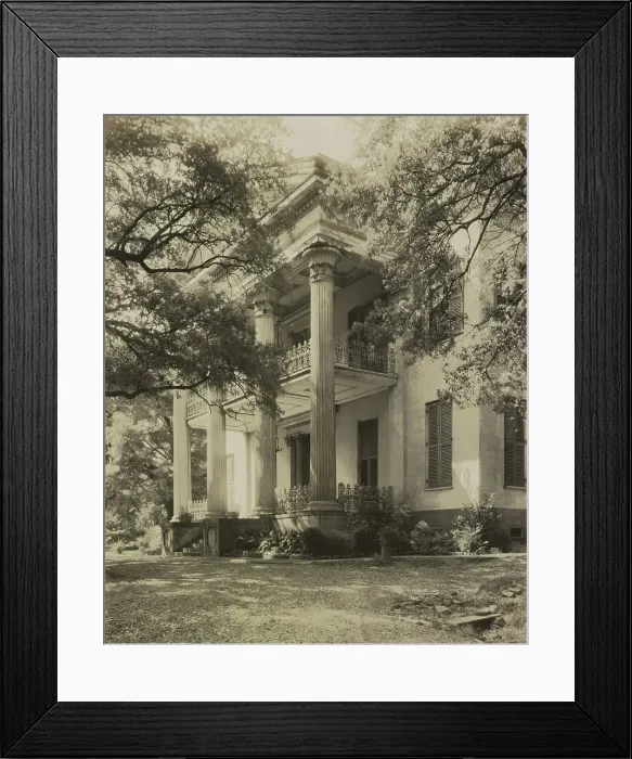 Framed Print : Stanton Hall, Natchez, Adams County, Mississippi, 1938. Creator: Frances Benjamin Johnston Framed Print : Stanton Hall, Natchez, Adams County, Mississippi, 1938. Creator: Frances Benjamin Johnston