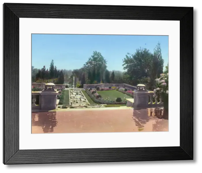 Framed Print : Waveny, Lewis Henry Lapham house, 677 South Avenue, New Caanan, Connecticut, c1915. Creator: Frances Benjamin Johnston. Waveny, Lewis Henry Lapham house, 677 South Avenue, New Caanan, Connecticut, c1915 Framed Print : Waveny, Lewis Henry Lapham house, 677 South Avenue, New Caanan, Connecticut, c1915. Creator: Frances Benjamin Johnston. Waveny, Lewis Henry Lapham house, 677 South Avenue, New Caanan, Connecticut, c1915