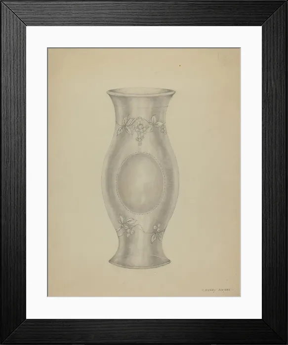 Framed Print : Lamp, 1935 / 1942. Creator: Henry Meyers Framed Print : Lamp, 1935 / 1942. Creator: Henry Meyers