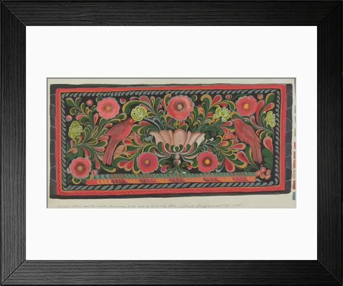 Framed Print : Chest Design, 1935 / 1942. Creator: Etna Wiswall Framed Print : Chest Design, 1935 / 1942. Creator: Etna Wiswall