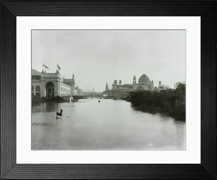 Framed Print : World's Columbian Exposition, Chicago, Illinois, 1892. Creator: Frances Benjamin Johnston Framed Print : World's Columbian Exposition, Chicago, Illinois, 1892. Creator: Frances Benjamin Johnston