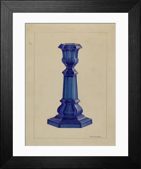 Framed Print : Candlestick, 1935 / 1942. Creator: Ronau William Woiceske Framed Print : Candlestick, 1935 / 1942. Creator: Ronau William Woiceske