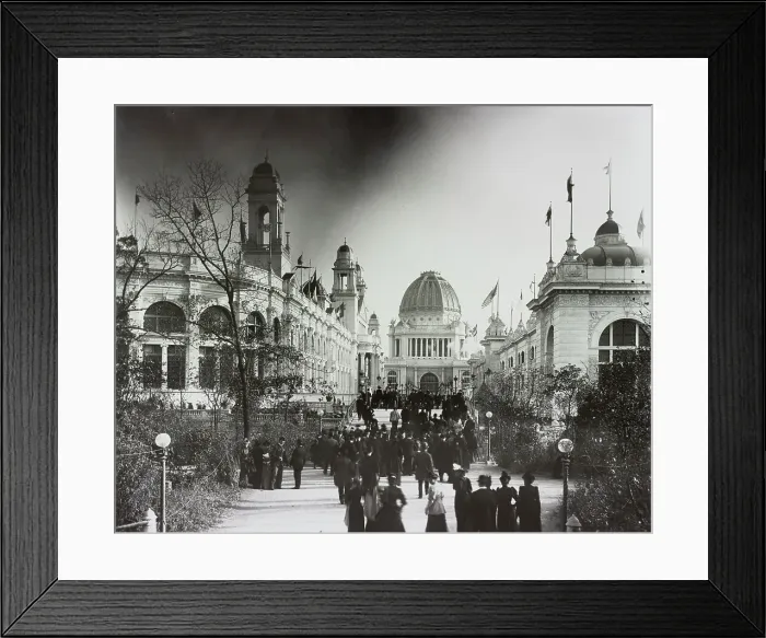 Framed Print : World's Columbian Exposition, Chicago, Illinois, 1892. Creator: Frances Benjamin Johnston Framed Print : World's Columbian Exposition, Chicago, Illinois, 1892. Creator: Frances Benjamin Johnston