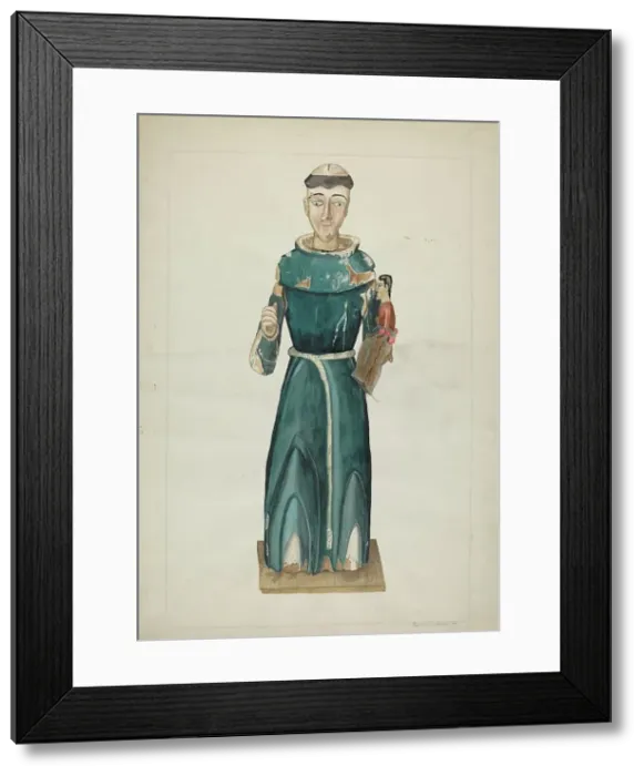 Framed Print : Santo - San Antonio de Padua, 1937. Creator: Ranka S. Woods Framed Print : Santo - San Antonio de Padua, 1937. Creator: Ranka S. Woods