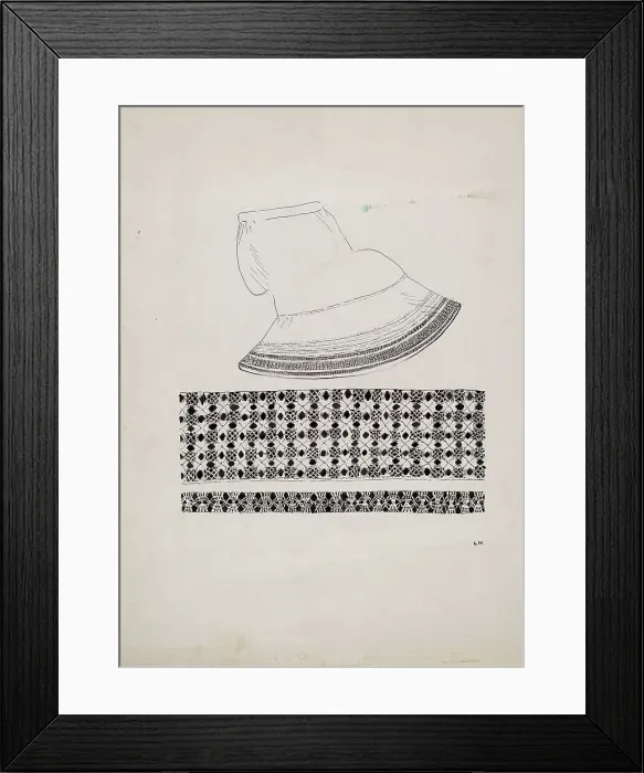 Framed Print : Petticoat, c. 1936. Creator: Lena Nastasi Framed Print : Petticoat, c. 1936. Creator: Lena Nastasi