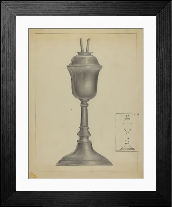 Framed Print : Lamp, c. 1936. Creator: George Nelson Framed Print : Lamp, c. 1936. Creator: George Nelson