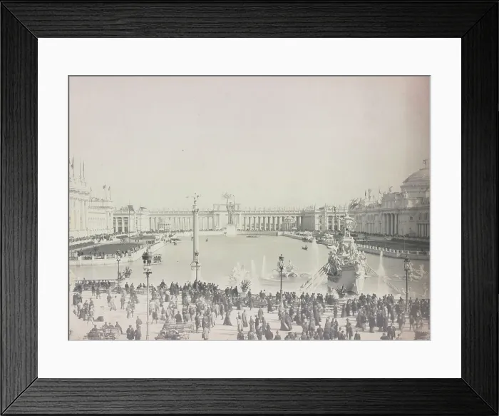 Framed Print : World's Columbian Exposition, Chicago, Illinois, 1893. Creator: Frances Benjamin Johnston Framed Print : World's Columbian Exposition, Chicago, Illinois, 1893. Creator: Frances Benjamin Johnston