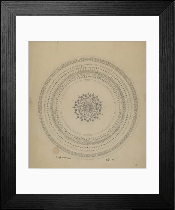 Framed Print : Dinner Plate, c. 1940. Creator: Edith Olney Framed Print : Dinner Plate, c. 1940. Creator: Edith Olney