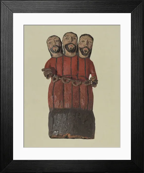 Framed Print : Santo, c. 1937. Creator: Ranka S. Woods Framed Print : Santo, c. 1937. Creator: Ranka S. Woods