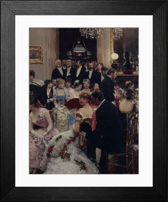 Framed Print : Evening, c1880. Creator: Jean Beraud Framed Print : Evening, c1880. Creator: Jean Beraud