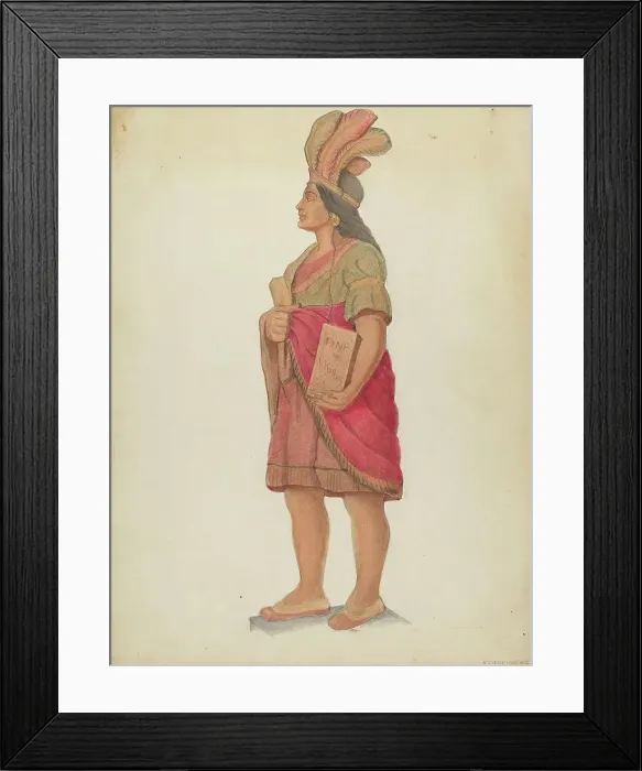 Framed Print : Indian, c. 1940. Creator: A. Zaidenberg Framed Print : Indian, c. 1940. Creator: A. Zaidenberg