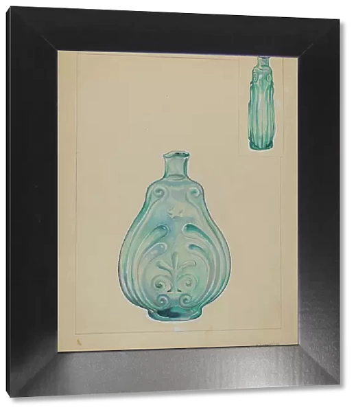Glass Bottle, 1935 / 1942. Creator: A. Zaidenberg