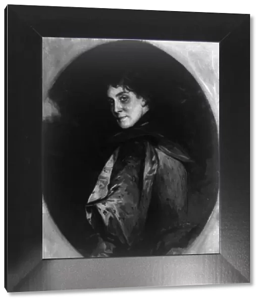 Mrs. John B. Henderson, half-length portrait, facing slightly left, between 1890 and 1910. Creator: Frances Benjamin Johnston