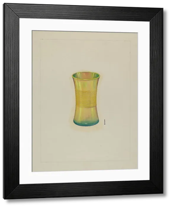 Framed Print : Table Glass, c. 1940. Creator: Emilio Zito Framed Print : Table Glass, c. 1940. Creator: Emilio Zito