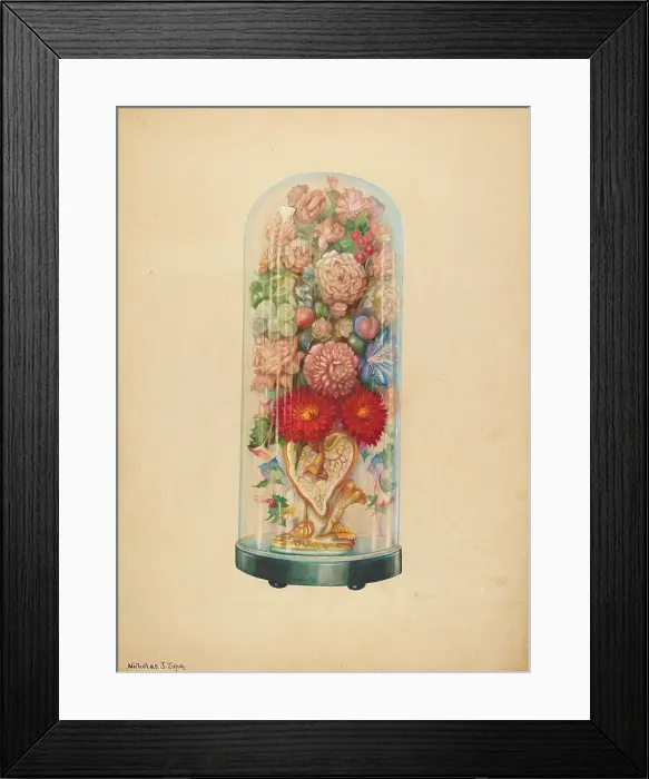 Framed Print : Bell Jar, c. 1939. Creator: Nicholas Zupa Framed Print : Bell Jar, c. 1939. Creator: Nicholas Zupa
