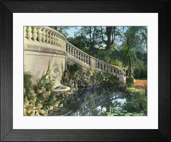 Framed Print : Brookside, William Hall Walker house, Brookside Road, Great Barrington, Massachusetts, c1916. Creator: Frances Benjamin Johnston. Brookside, William Hall Walker house, Brookside Road, Great Barrington, Massachusetts, c1916 Framed Print : Brookside, William Hall Walker house, Brookside Road, Great Barrington, Massachusetts, c1916. Creator: Frances Benjamin Johnston. Brookside, William Hall Walker house, Brookside Road, Great Barrington, Massachusetts, c1916