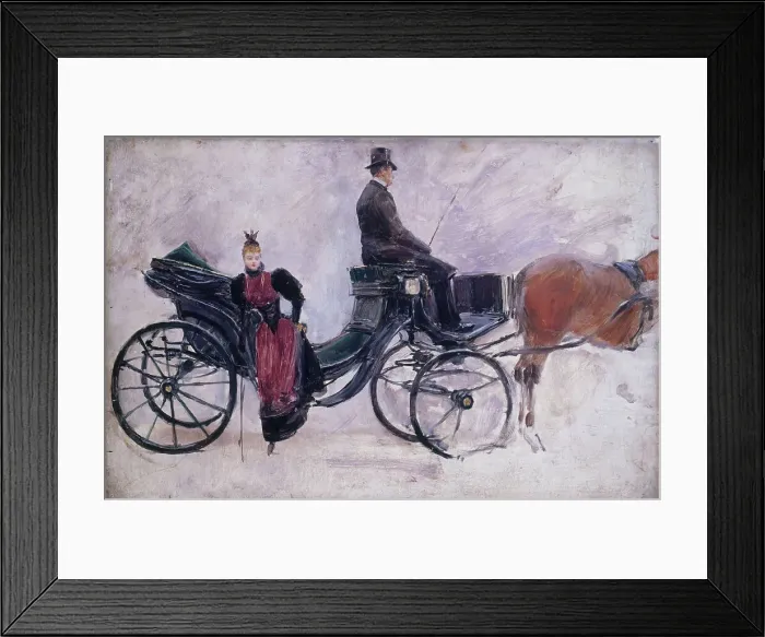 Framed Print : The Victoria, c1880. Creator: Jean Beraud Framed Print : The Victoria, c1880. Creator: Jean Beraud