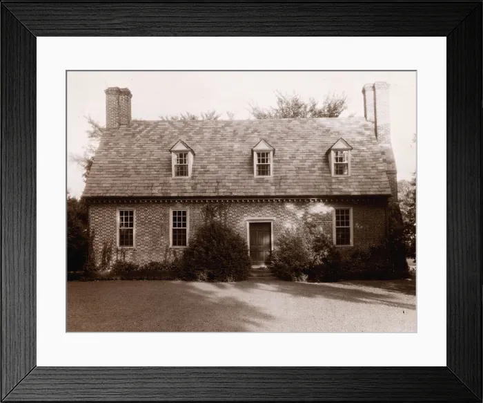 Framed Print : Adam Thoroughgood House, Norfolk vicinity, Princess Anne County, Virginia, between c1930 and 1939. Creator: Frances Benjamin Johnston Framed Print : Adam Thoroughgood House, Norfolk vicinity, Princess Anne County, Virginia, between c1930 and 1939. Creator: Frances Benjamin Johnston