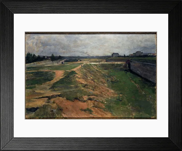 Framed Print : View of the Fort at Vanves, c1880. Creator: Rene Billotte Framed Print : View of the Fort at Vanves, c1880. Creator: Rene Billotte