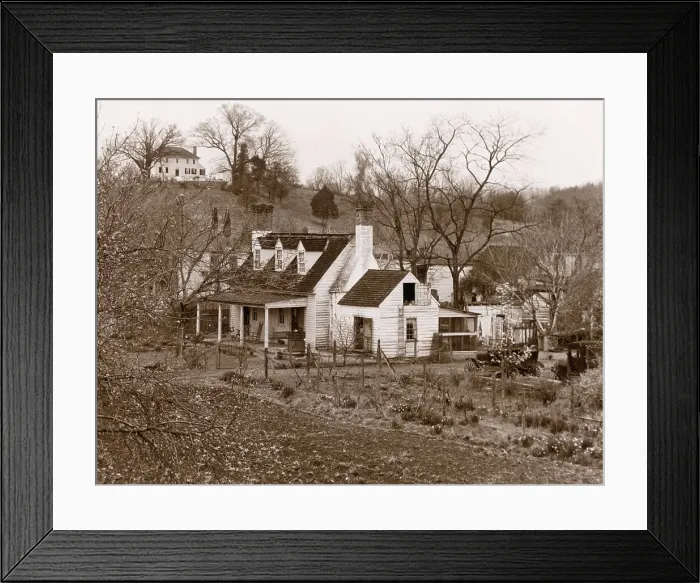 Framed Print : Old Dunbar Quarters, Falmouth, Stafford County, Virginia, between 1927 and 1929. Creator: Frances Benjamin Johnston Framed Print : Old Dunbar Quarters, Falmouth, Stafford County, Virginia, between 1927 and 1929. Creator: Frances Benjamin Johnston